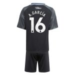 AVFC aston villa adidas away mini kit 2025-26 with a.garcía 16 printing Collection | Official Aston Villa Kits and Apparel