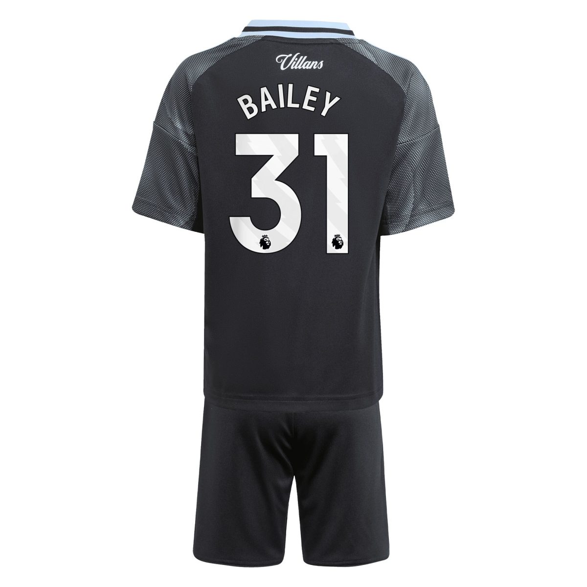 AVFC aston villa adidas away mini kit 2025-26 with bailey 31 printing Collection | Official Aston Villa Kits and Apparel