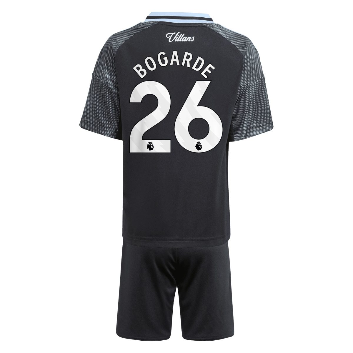 AVFC aston villa adidas away mini kit 2025-26 with bogarde 26 printing Collection | Official Aston Villa Kits and Apparel