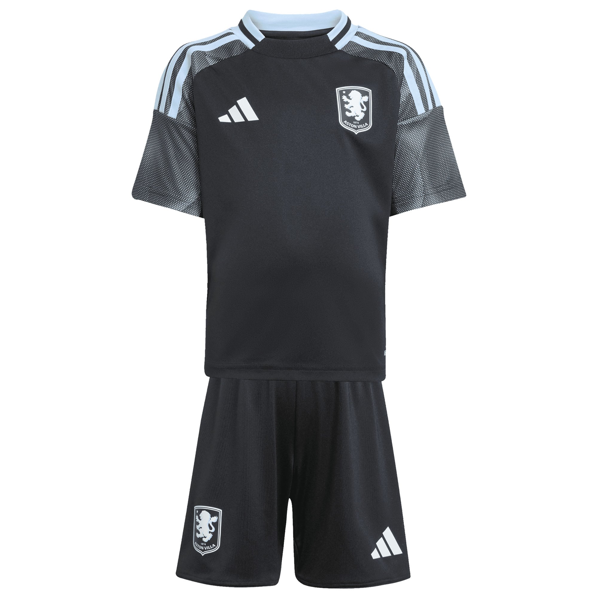 AVFC aston villa adidas away mini kit 2025-26 with custom printing Collection | Official Aston Villa Kits and Apparel