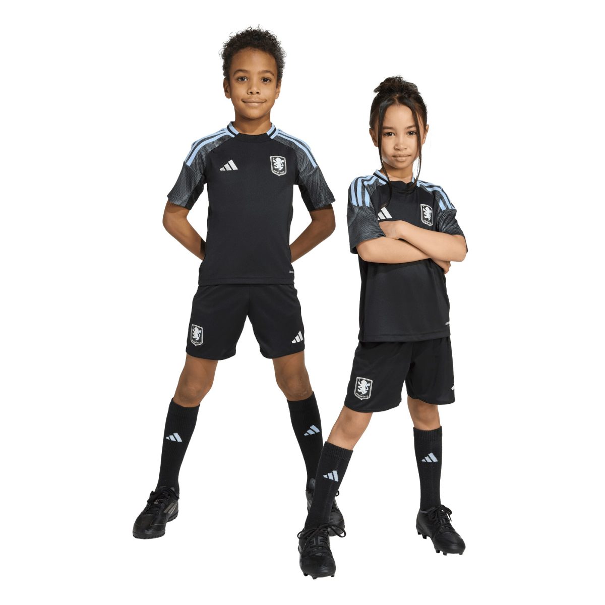 AVFC aston villa adidas away mini kit 2025-26 with custom printing Collection | Official Aston Villa Kits and Apparel