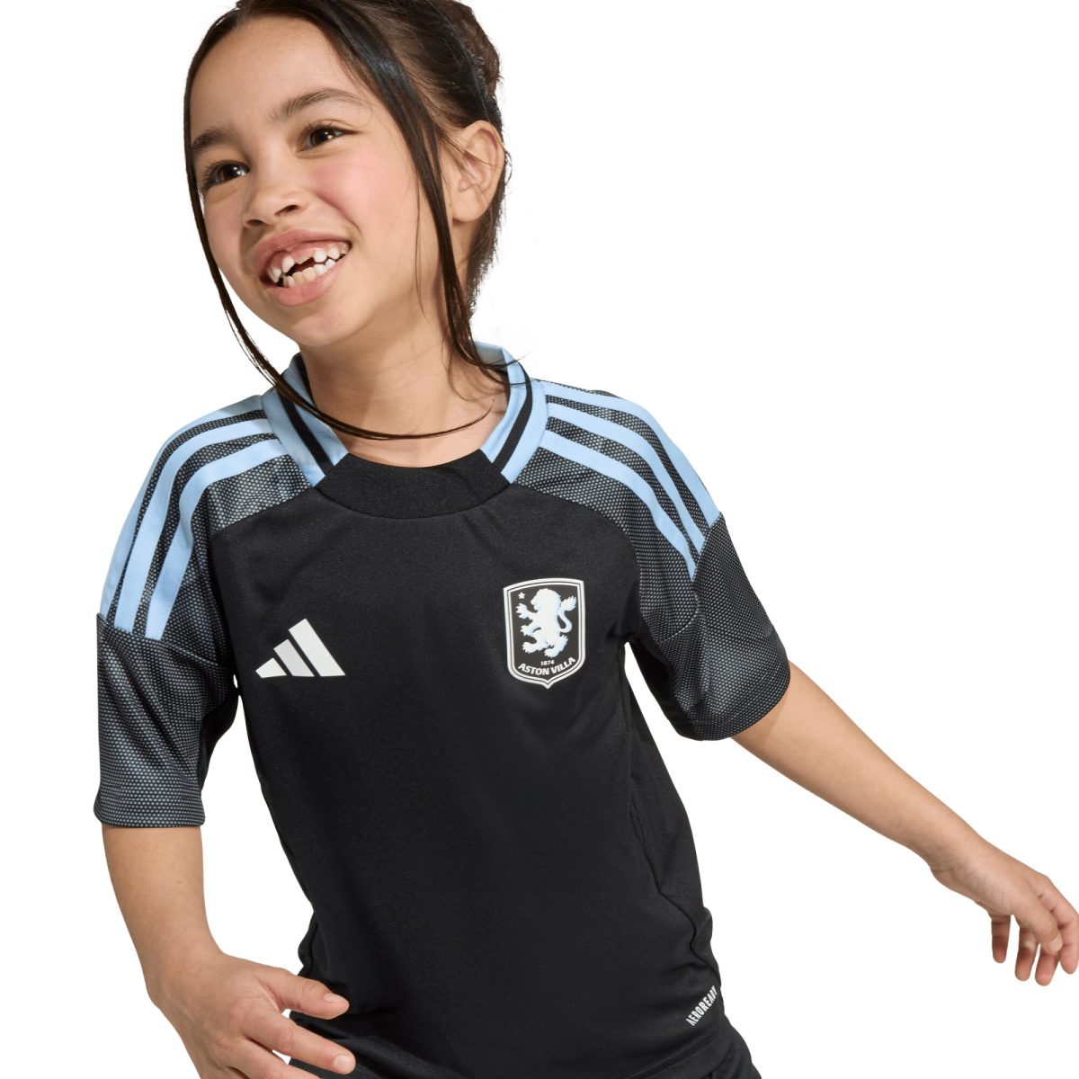 AVFC aston villa adidas away mini kit 2025-26 with custom printing Collection | Official Aston Villa Kits and Apparel
