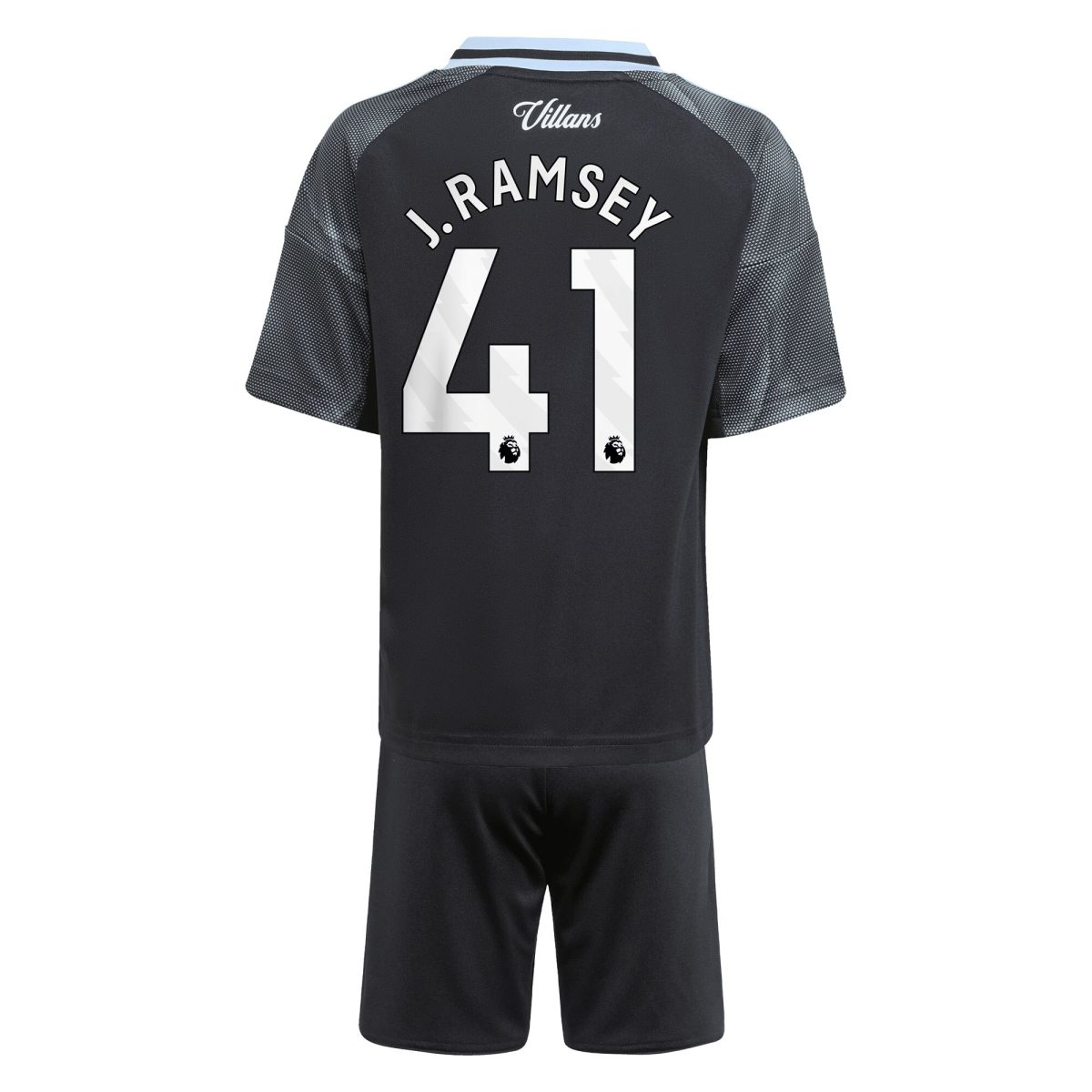 AVFC aston villa adidas away mini kit 2025-26 with j. ramsey 41 printing Collection | Official Aston Villa Kits and Apparel