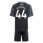 AVFC aston villa adidas away mini kit 2025-26 with kamara 44 printing Collection | Official Aston Villa Kits and Apparel