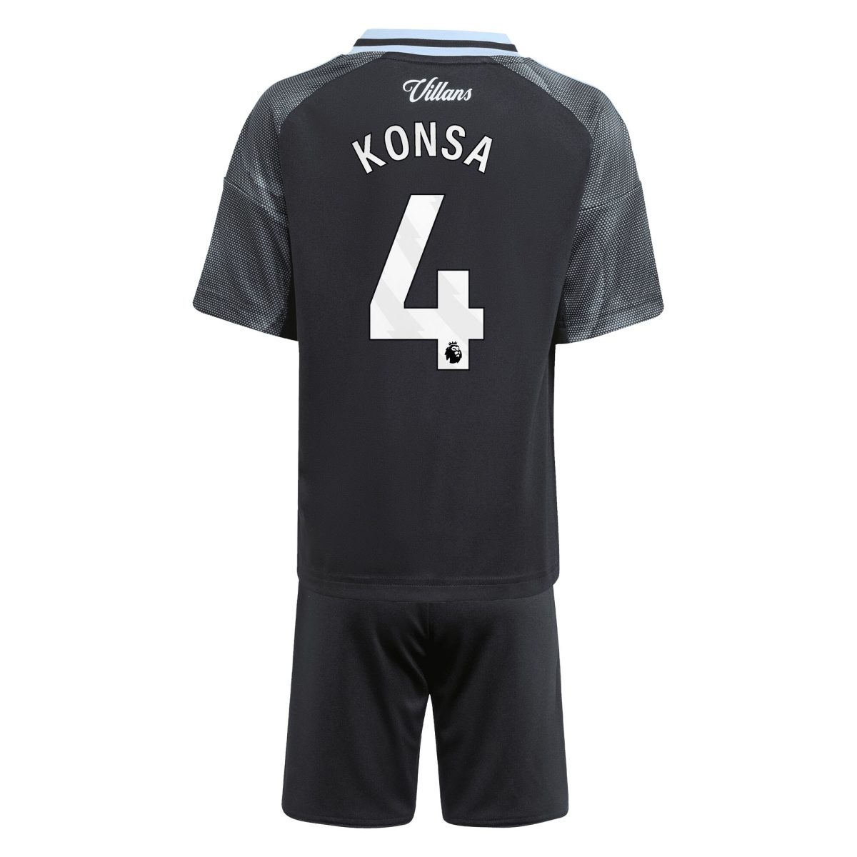 AVFC aston villa adidas away mini kit 2025-26 with konsa 4 printing Collection | Official Aston Villa Kits and Apparel
