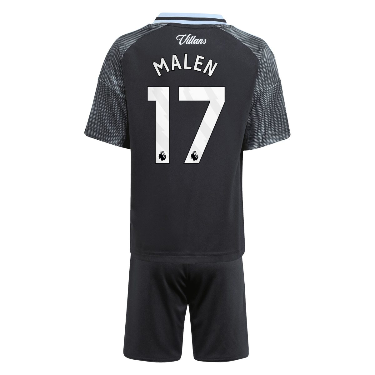 AVFC aston villa adidas away mini kit 2025-26 with malen 17 printing Collection | Official Aston Villa Kits and Apparel