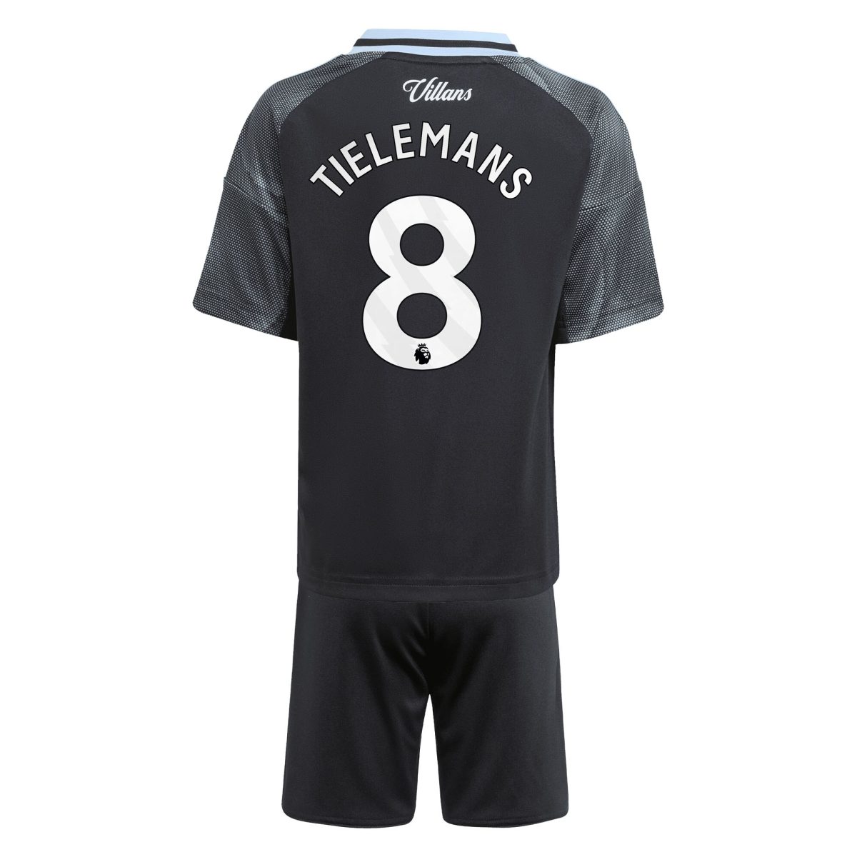AVFC aston villa adidas away mini kit 2025-26 with tielemans 8 printing Collection | Official Aston Villa Kits and Apparel