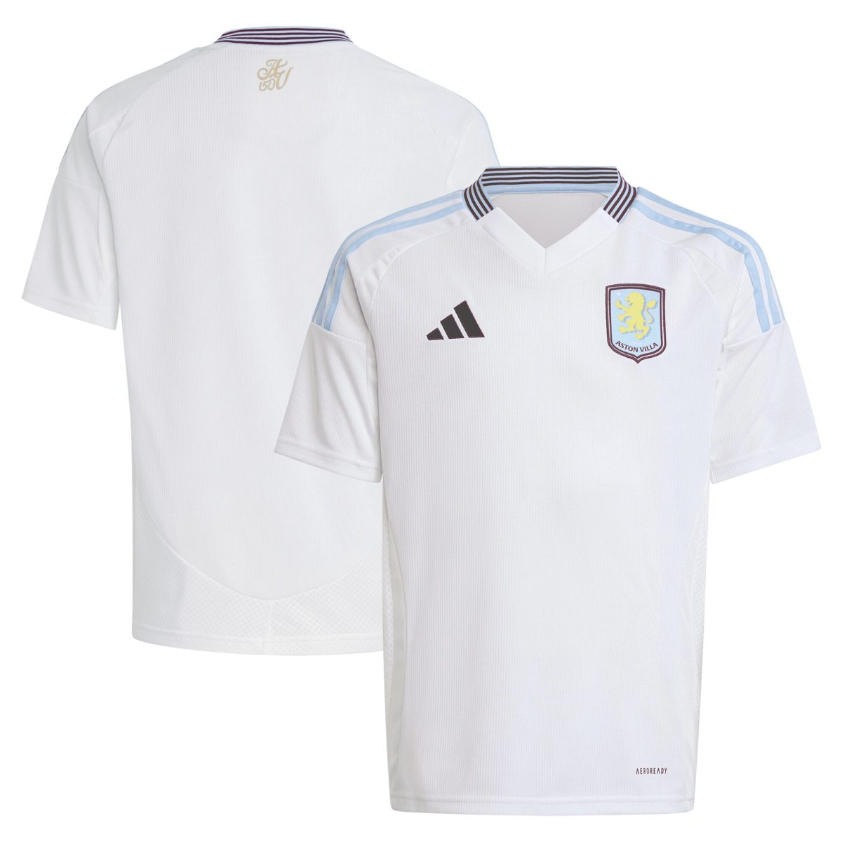 AVFC aston villa adidas away shirt 2024-25 – kids Collection | Official Aston Villa Kits and Apparel