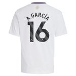 AVFC aston villa adidas away shirt 2024-25 – kids with a.garcía 16 printing Collection | Official Aston Villa Kits and Apparel