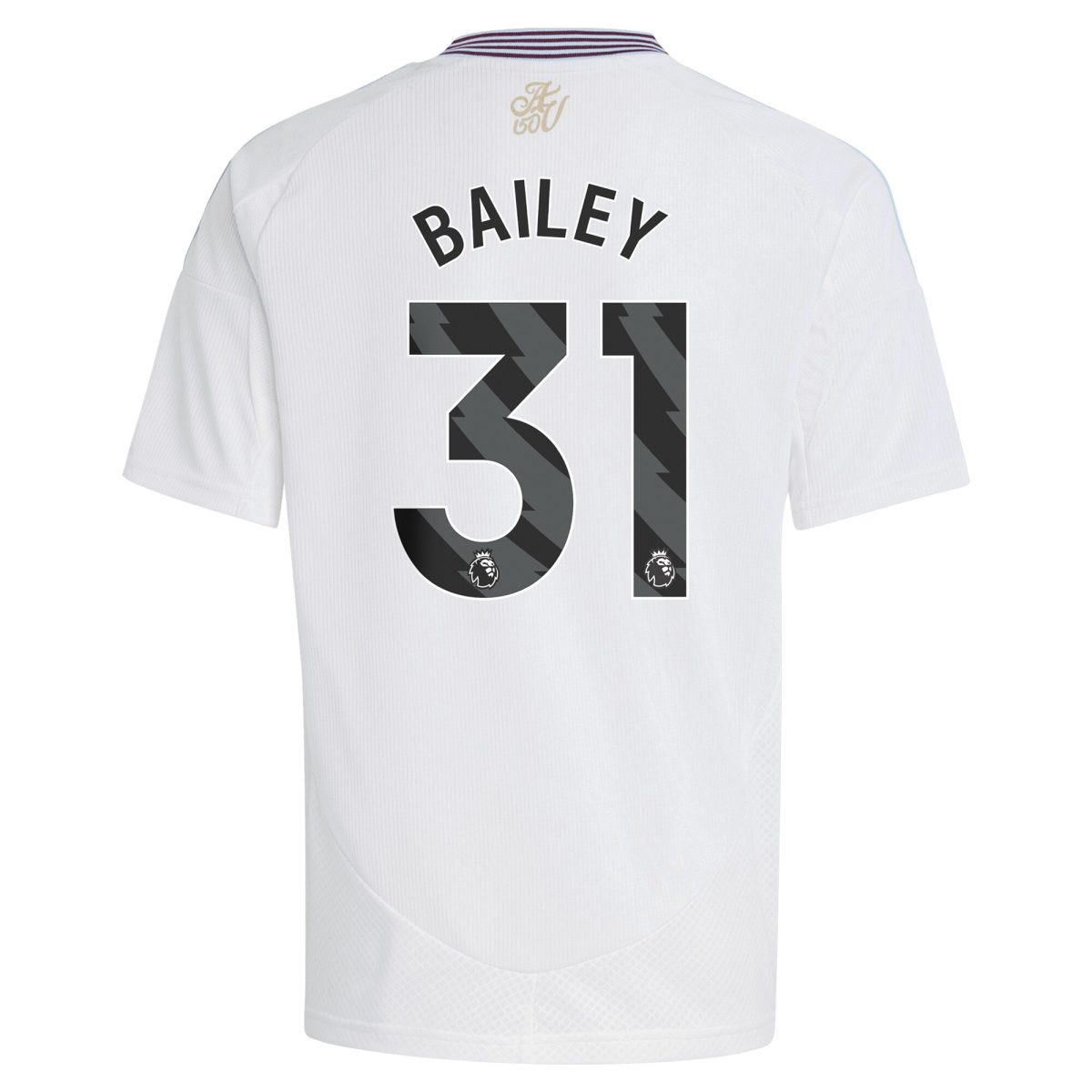 AVFC aston villa adidas away shirt 2024-25 – kids with bailey 31 printing Collection | Official Aston Villa Kits and Apparel