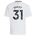 AVFC aston villa adidas away shirt 2024-25 – kids with bailey 31 printing Collection | Official Aston Villa Kits and Apparel