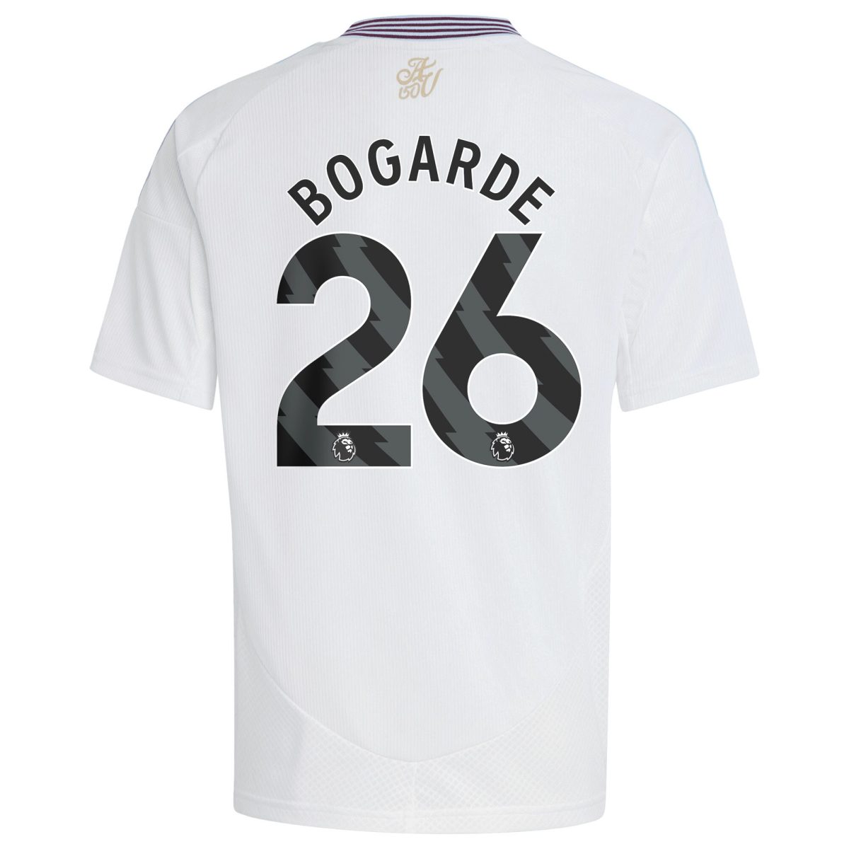 AVFC aston villa adidas away shirt 2024-25 – kids with bogarde 26 printing Collection | Official Aston Villa Kits and Apparel