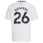 AVFC aston villa adidas away shirt 2024-25 – kids with bogarde 26 printing Collection | Official Aston Villa Kits and Apparel