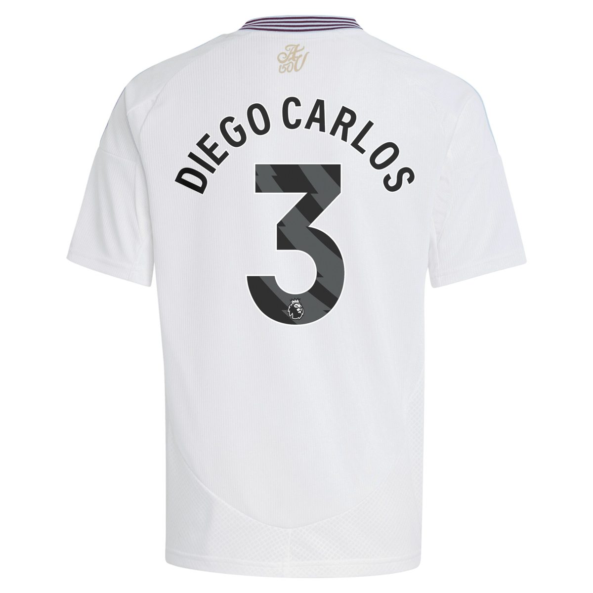 AVFC aston villa adidas away shirt 2024-25 – kids with diego carlos 3 printing Collection | Official Aston Villa Kits and Apparel