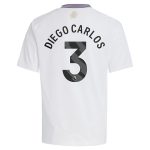 AVFC aston villa adidas away shirt 2024-25 – kids with diego carlos 3 printing Collection | Official Aston Villa Kits and Apparel
