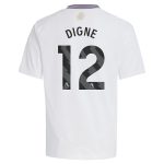 AVFC aston villa adidas away shirt 2024-25 – kids with digne 12 printing Collection | Official Aston Villa Kits and Apparel