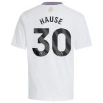 AVFC aston villa adidas away shirt 2024-25 – kids with hause 30 printing Collection | Official Aston Villa Kits and Apparel