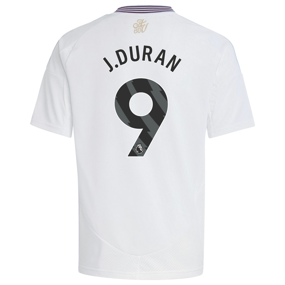 AVFC aston villa adidas away shirt 2024-25 – kids with j.duran 9 printing Collection | Official Aston Villa Kits and Apparel