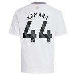 AVFC aston villa adidas away shirt 2024-25 – kids with kamara 44 printing Collection | Official Aston Villa Kits and Apparel