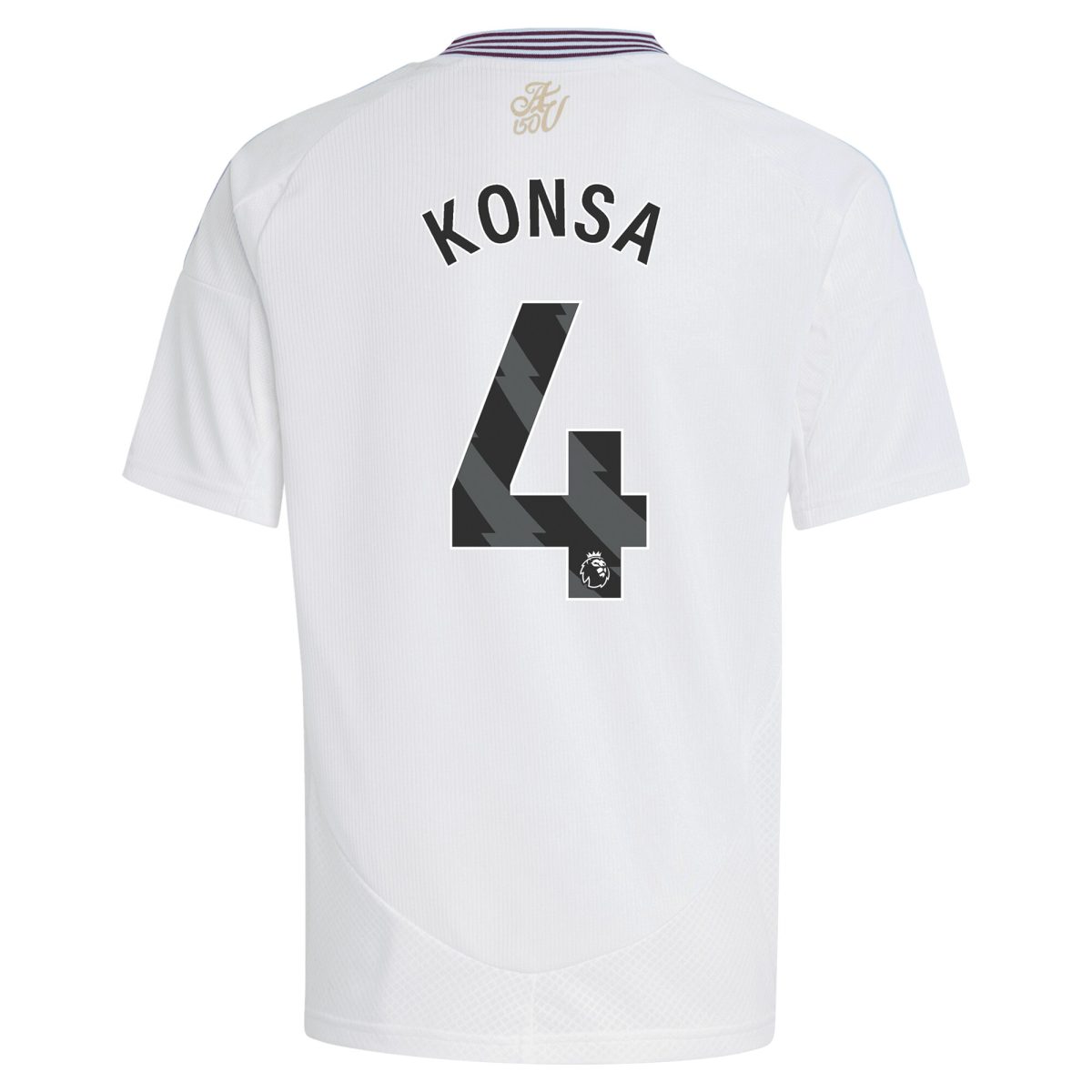 AVFC aston villa adidas away shirt 2024-25 – kids with konsa 4 printing Collection | Official Aston Villa Kits and Apparel