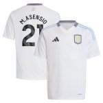 AVFC aston villa adidas away shirt 2024-25 – kids with m.asensio 21 printing Collection | Official Aston Villa Kits and Apparel