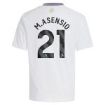 AVFC aston villa adidas away shirt 2024-25 – kids with m.asensio 21 printing Collection | Official Aston Villa Kits and Apparel