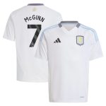 AVFC aston villa adidas away shirt 2024-25 – kids with mcginn 7 printing Collection | Official Aston Villa Kits and Apparel