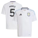 AVFC aston villa adidas away shirt 2024-25 – kids with mings 5 printing Collection | Official Aston Villa Kits and Apparel