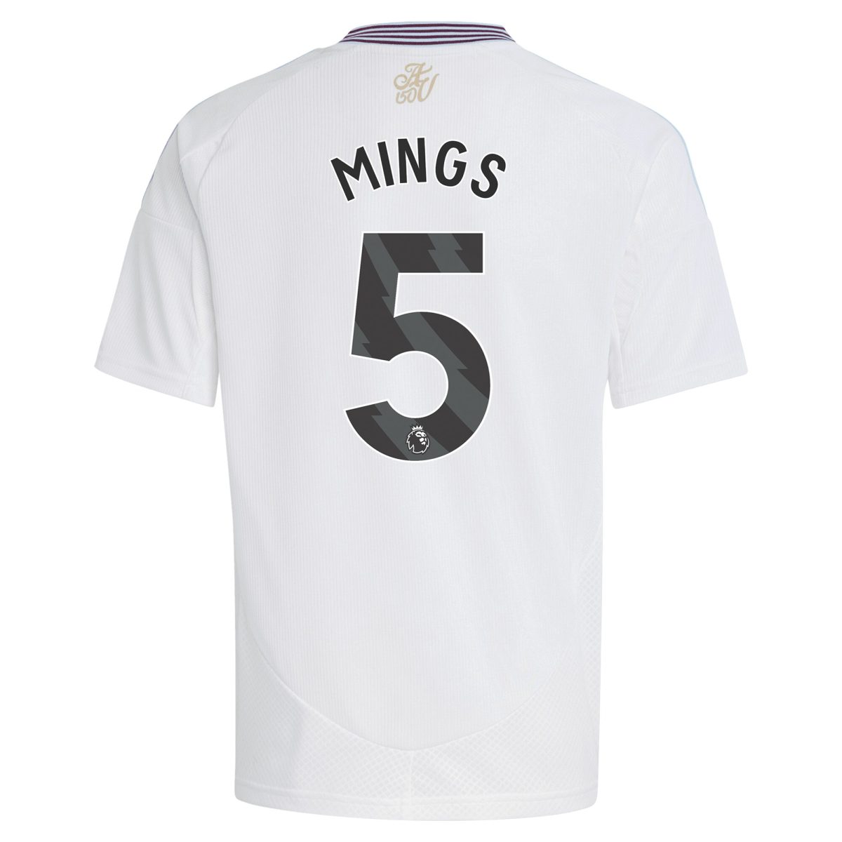 AVFC aston villa adidas away shirt 2024-25 – kids with mings 5 printing Collection | Official Aston Villa Kits and Apparel