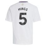 AVFC aston villa adidas away shirt 2024-25 – kids with mings 5 printing Collection | Official Aston Villa Kits and Apparel