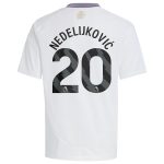 AVFC aston villa adidas away shirt 2024-25 – kids with nedeljković 20 printing Collection | Official Aston Villa Kits and Apparel