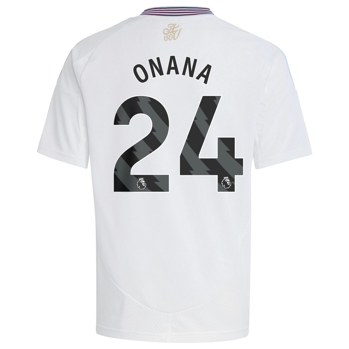 AVFC aston villa adidas away shirt 2024-25 – kids with onana 24 printing Collection | Official Aston Villa Kits and Apparel