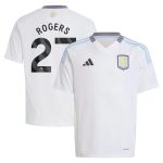 AVFC aston villa adidas away shirt 2024-25 – kids with rogers 27 printing Collection | Official Aston Villa Kits and Apparel