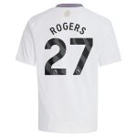 AVFC aston villa adidas away shirt 2024-25 – kids with rogers 27 printing Collection | Official Aston Villa Kits and Apparel