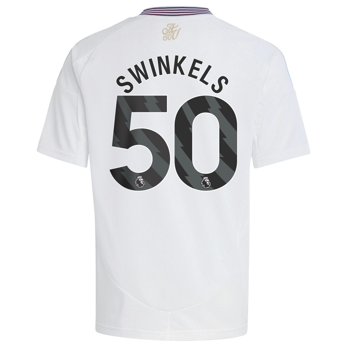 AVFC aston villa adidas away shirt 2024-25 – kids with swinkels 50 printing Collection | Official Aston Villa Kits and Apparel