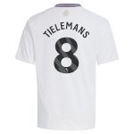 AVFC aston villa adidas away shirt 2024-25 – kids with tielemans 8 printing Collection | Official Aston Villa Kits and Apparel