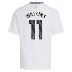 AVFC aston villa adidas away shirt 2024-25 – kids with watkins 11 printing Collection | Official Aston Villa Kits and Apparel