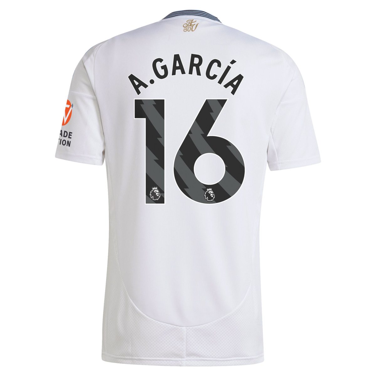 AVFC aston villa adidas away shirt 2024-25 with a.garcía 16 printing Collection | Official Aston Villa Kits and Apparel