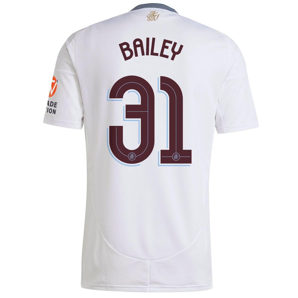 AVFC aston villa adidas away shirt 2024-25 with bailey 31 cup printing Collection | Official Aston Villa Kits and Apparel