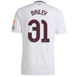 AVFC aston villa adidas away shirt 2024-25 with bailey 31 cup printing Collection | Official Aston Villa Kits and Apparel