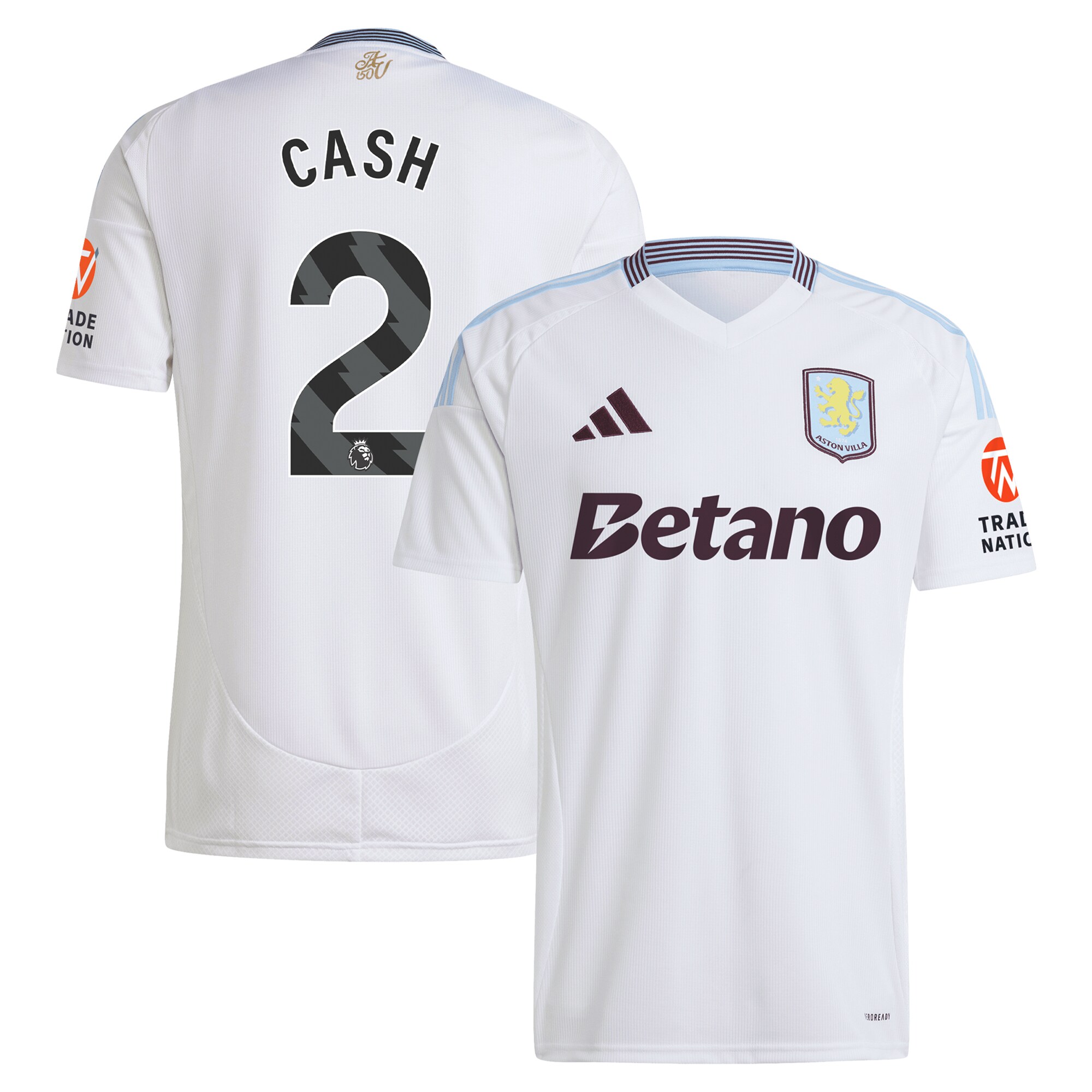 AVFC aston villa adidas away shirt 2024-25 with cash 2 printing Collection | Official Aston Villa Kits and Apparel