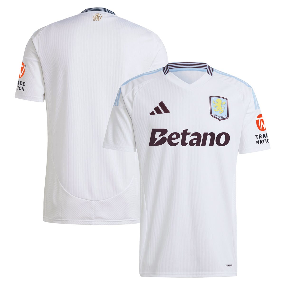 AVFC aston villa adidas away shirt 2024-25 with custom printing Collection | Official Aston Villa Kits and Apparel
