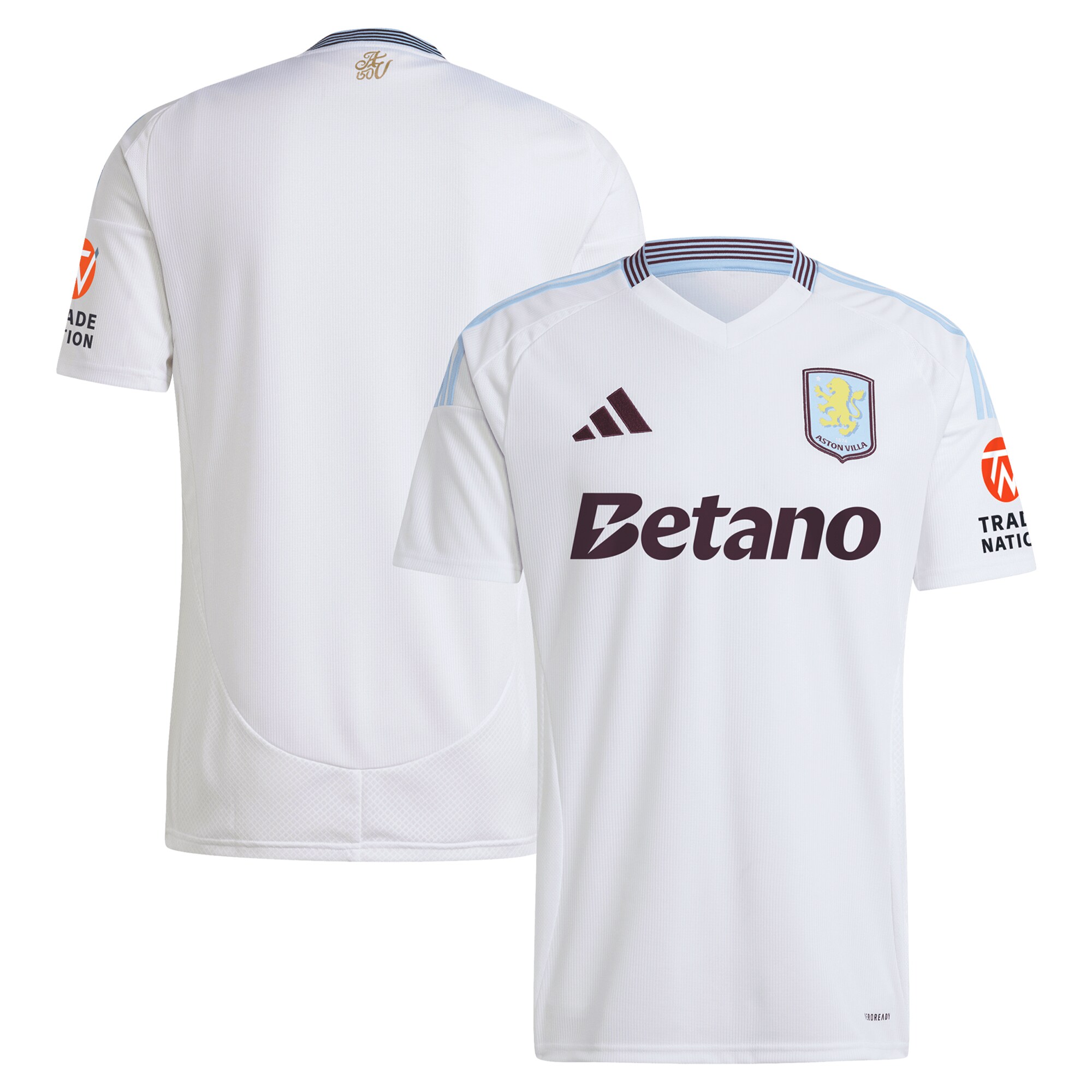 AVFC aston villa adidas away shirt 2024-25 with custom printing Collection | Official Aston Villa Kits and Apparel