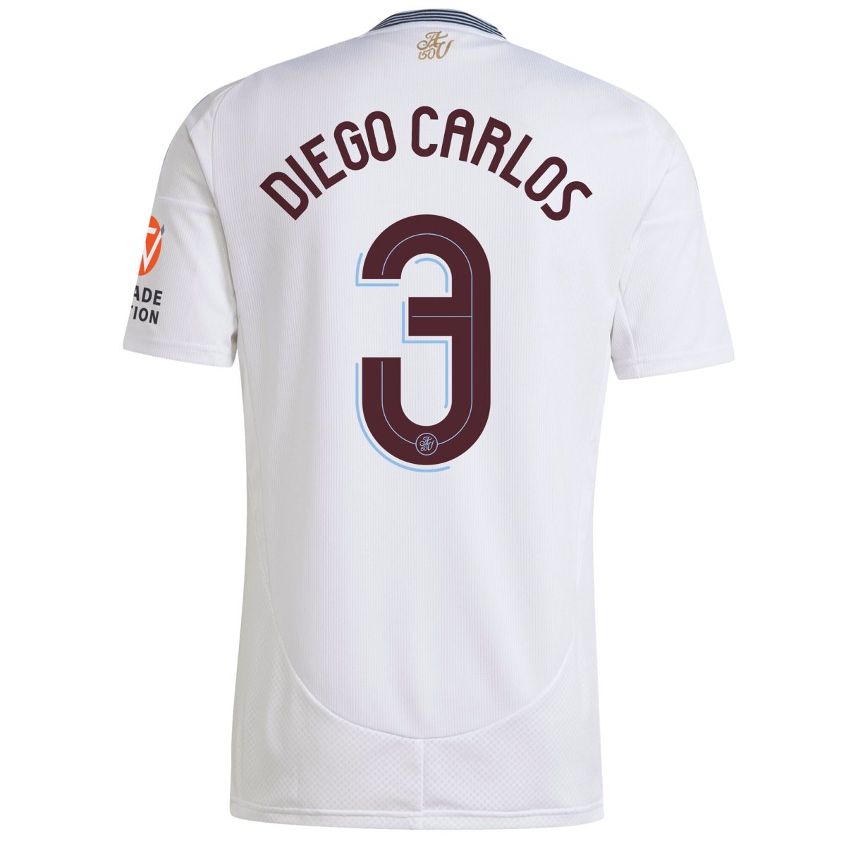 AVFC aston villa adidas away shirt 2024-25 with diego carlos 3 cup printing Collection | Official Aston Villa Kits and Apparel