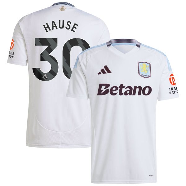 AVFC aston villa adidas away shirt 2024-25 with hause 30 printing Collection | Official Aston Villa Kits and Apparel