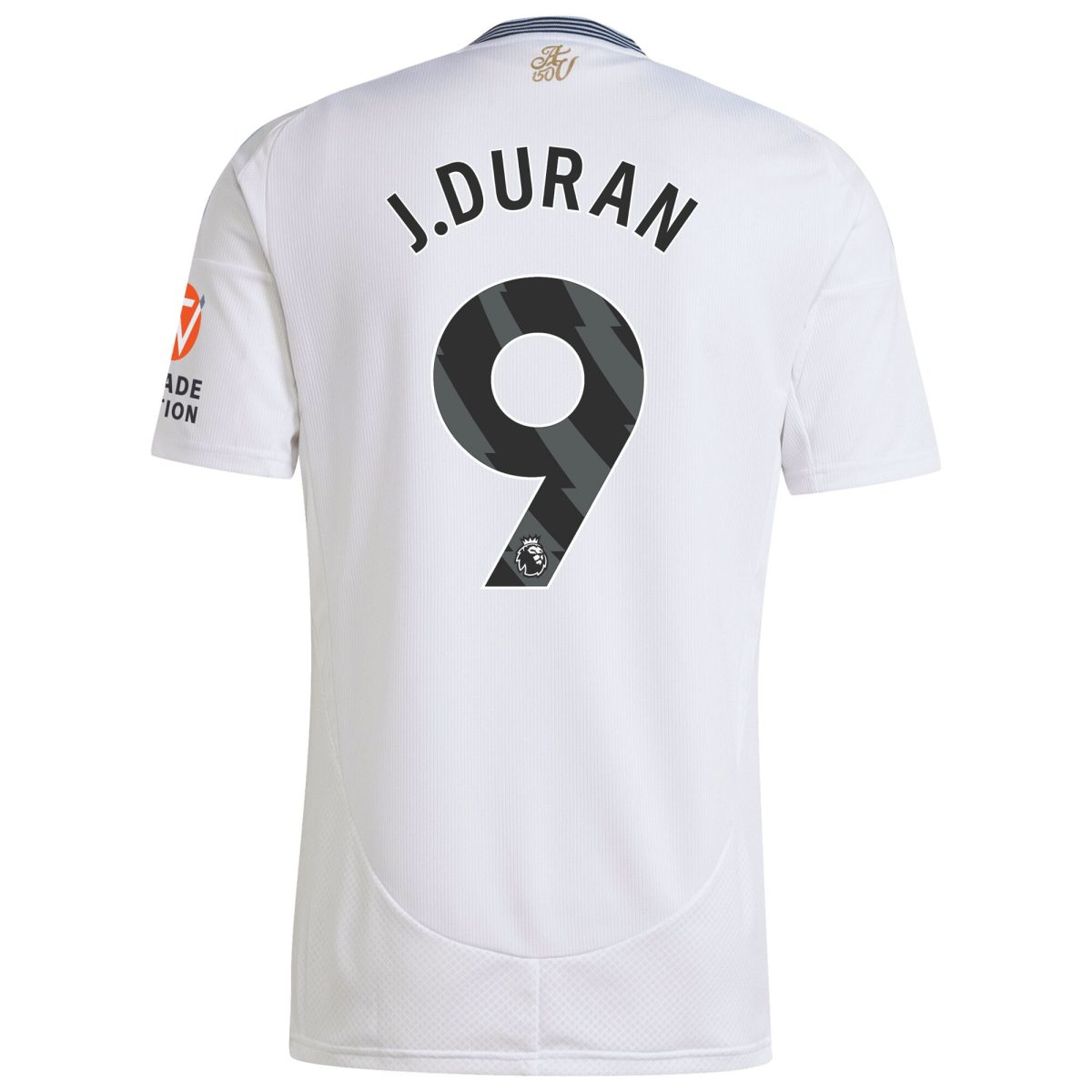 AVFC aston villa adidas away shirt 2024-25 with j.duran 9 printing Collection | Official Aston Villa Kits and Apparel