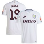 AVFC aston villa adidas away shirt 2024-25 with jaden 19 cup printing Collection | Official Aston Villa Kits and Apparel