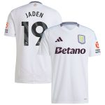 AVFC aston villa adidas away shirt 2024-25 with jaden 19 printing Collection | Official Aston Villa Kits and Apparel