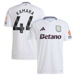 AVFC aston villa adidas away shirt 2024-25 with kamara 44 printing Collection | Official Aston Villa Kits and Apparel
