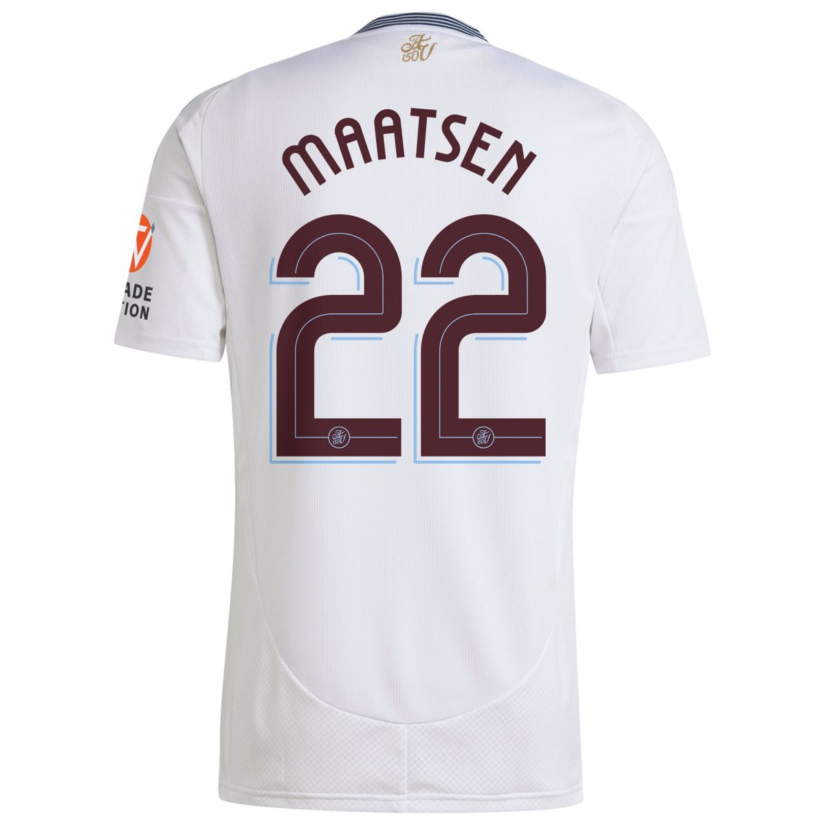 AVFC aston villa adidas away shirt 2024-25 with maatsen 22 cup printing Collection | Official Aston Villa Kits and Apparel
